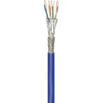 C�ble r�seau cat 7a s / ftp goobay 91893 4 x 2 x 0. 32 mm bleu 100 m