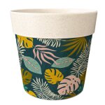 Cache pot en bambou motif bambou 12 cm