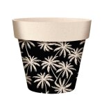 Cache pot en bambou palmiers 15. 5 cm
