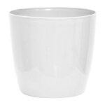Cache - pot brillant - garden id - shiny rouge avec roulettes - 35 x 32 cm - aspect céramique - etanche ... Cache - pot brillant - garden id - shiny rouge avec roulettes - 35 x 32 cm - aspect céramique - etanche ...