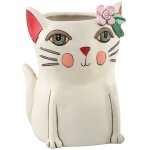 Cache pot de fleurs allen designs - chat