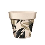 Cache pot de fleurs feuillage en bambou