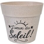Cache pot j'veux du soleil en bambou