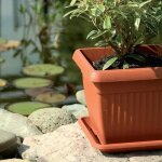 Cache - pot prosperplast support pour pot de fleurs en terre cuite terra pkwt41 Cache - pot prosperplast support pour pot de fleurs en terre cuite terra pkwt41