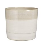 Cache - pot en terre cuite creme d26