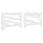Cache - radiateurs 2 pcs blanc 112x19x81, 5 cm mdf vidaxl vidaxl Cache - radiateurs 2 pcs blanc 112x19x81, 5 cm mdf vidaxl vidaxl