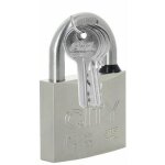 Cadenas city 60 - anse inox - nickel� satin - avec joint d �tanch�it� iseo city