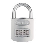 Cadenas  combinaison 160 / 50 corps de serrure l. 51mm sta fentes argent rouleau de chiffres. 4