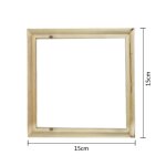 Cadre en bois pour toile de peinture a huile, encadrement massif pour tableau, bricolage naturel, plan ...