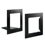 Cadres d'encastrement profil + pour bo�te aux lettres steelbox - noir decayeux