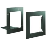 Cadres d'encastrement profil + pour bo�te aux lettres steelbox - vert decayeux