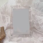 Cadre photo rectangulaire en acrylique, 74x104mm, prsentoir pour cartes et affiches, porte - papier ...