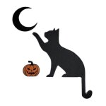 Cadre de porte en mtal pour chat mignon, dcoration d'angle pour porte, ameublement de maison, panneau ...