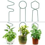 Cadre de pot de fleurs grimpantes, support m�tallique en treillis de jardin, 3 pi�ces, support de plantes ...