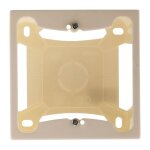 Cadre saillie 80 x 80 x 40 entraxe 60 mm blanc