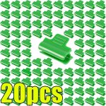 Cadre de support de tiges de racines de plantes, clips verts, pinces de cerceau de tunnel de jardin pour ...