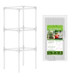 Cages a tomates robustes en treillis, piquets de support pour plantes a croissance verticale, 12 pouces ...