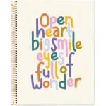 Cahier a4, 4 bandes de couleurs, quadrillage 5 x 5 mm, 120 feuilles 70 g / m, carnet quadrill  spirale, ...