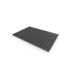 Caillebotis en bois composite gris pour cabine rectangulaire - dimensions 104 x 74 cm Caillebotis en bois composite gris pour cabine rectangulaire - dimensions 104 x 74 cm