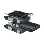 Caisson de bureau  tiroirs simples - kit complet - 530 mm - systema hettich
