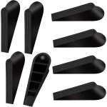 Cale de porte, 8pcs bute de porte antidrapante stop porte au sol caoutchouc cale de porte sol hauteur ...