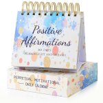 Calendrier quotidien avec citations inspirantes, lettres anglaises, calendrier 365 jours, decoration ...