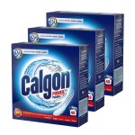 Calgon lot de 3 poudres 3 en1 anticalcaire nettoyant lave - linge - 40 lavages