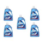 Calgon lot de 5 gels 3 en 1 anticalcaire nettoyant pour lave - linge - 2, 25l
