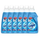 Calgon lot de 6 gels 4en1 anti calcaire lave linge, anti - corrosion, r�sidus et odeurs - 750 ml