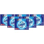 Calgon lot de 6 pastilles anticalcaire nettoyant pour lave - linge 4 en 1 - 48 tablettes