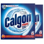 Calgon poudre anticalcaire nettoyant lave - linge 3en1, 60 lavages, lot de 2