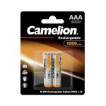 Camelion pack 2 accus rechargeables aaa micro 1000mah Camelion pack 2 accus rechargeables aaa micro 1000mah