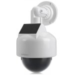 Caméra factice solaire forme dôme led bleue chacon Caméra factice solaire forme dôme led bleue chacon