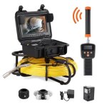 Camra d'inspection canalisation - vevor - avec localisateur 512 hz - ecran 9'' cble 91, 5m