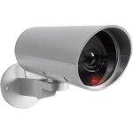 Camra de surveillance factice motorise  detecteur de mouvement