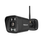 Camra wifi extrieur avec spots et sirne - v8p noir