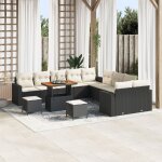 Canapé de jardin de 13 pièces avec coussins noirs en poly rattan, ensemble repas de jardin de 3 pièces ... Canapé de jardin de 13 pièces avec coussins noirs en poly rattan, ensemble repas de jardin de 3 pièces ...