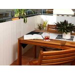 Canisse pvc double face blanc 6 m - 2 rouleaux de 3 x 1 m - jardideco