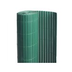 Canisse pvc double face vert 6 m - 2 rouleaux de 3 x 1, 20 m - jardideco