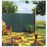 Canisse pvc  plasticane single face  grise - 85 % occultant - 1, 50 x 3 m