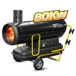 Canon  chaleur diesel  combustion indirecte 80kw