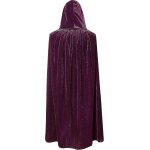 Cape a capuche unisexe wizard(170 cm blanc)