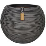 Capi pot a fleurs nature rib rond 40 x 32 cm anthracite kofz270 Capi pot a fleurs nature rib rond 40 x 32 cm anthracite kofz270