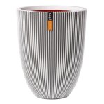 Capi vase el�gant groove 34x46 cm ivoire