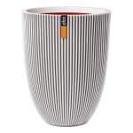 Capi vase el�gant groove 46x58 cm ivoire