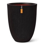 Capi vase el�gant groove 46x58 cm noir