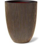 Capi vase el�gant groove 46x58 cm noir et dor�