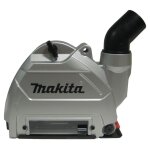 Capot de protection makita 196845 - 3 pour rainurage avec raccord d'aspiration pour meuleuses  125mm ...