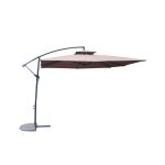 Capri - parasol d�port� rond chocolat