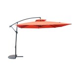 Capri - parasol d�port� rond terracotta